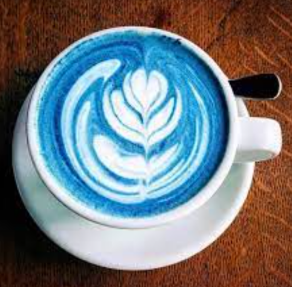 Blue latte